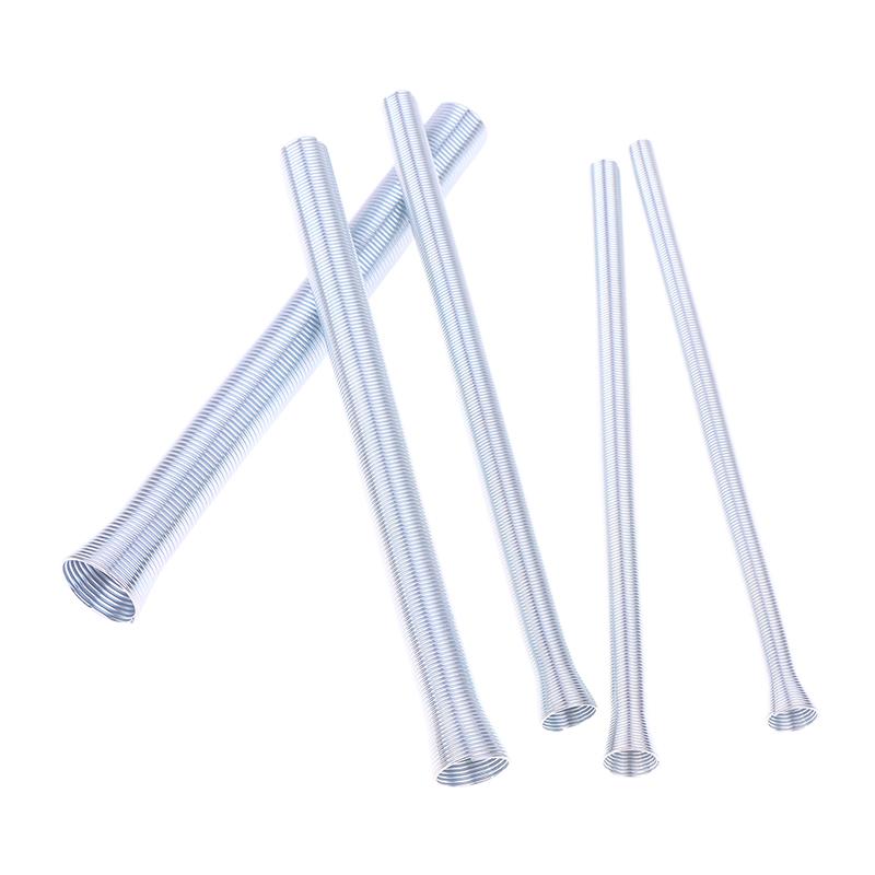 5Pcs/Set Outside Style Spring Copper Tube Benders Ct-102-L Bending Line Pipe For O.D. 1/4" To 5/8" Pipes Bender