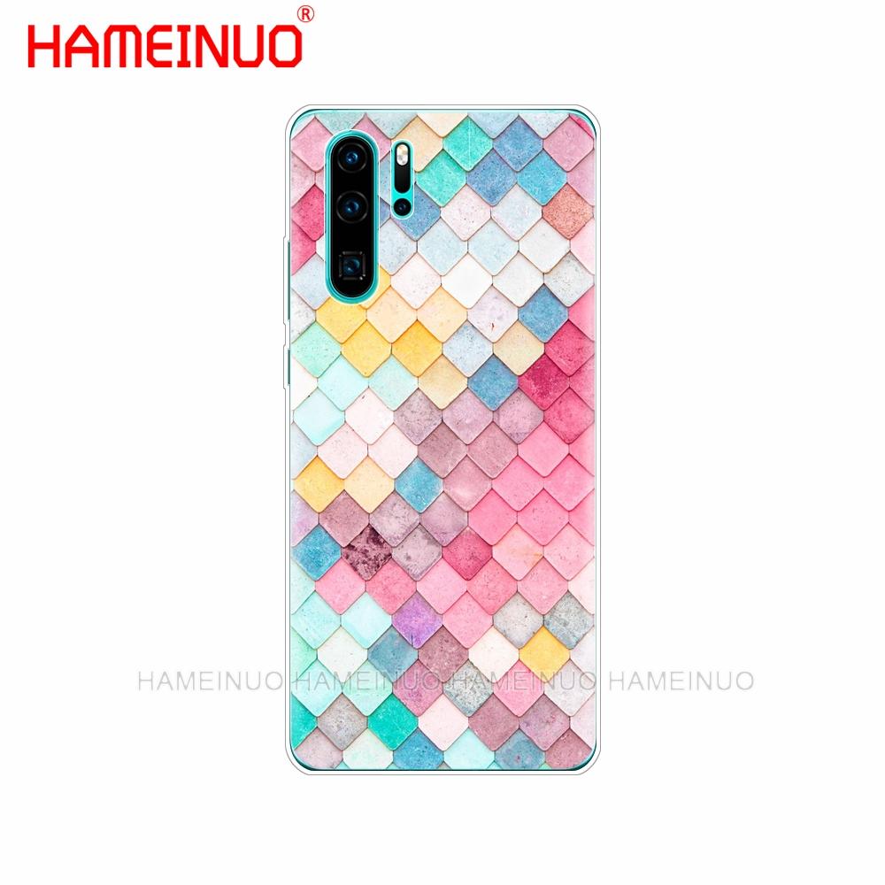 

Силиконовый чехол для телефона huawei P30 PRO LITE P SMART 2019 plus p smart Z p20 lite 2019 Rainbow Pastel Watercolor Moroccan huawei P30 PRO