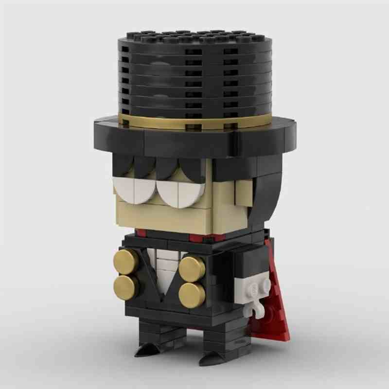 Anime Series Cute Girl Cartoon Characters Building Blocks MOC Beautiful Magic Girl Warrior Assembly Model Puzzle Kids Toy Gift