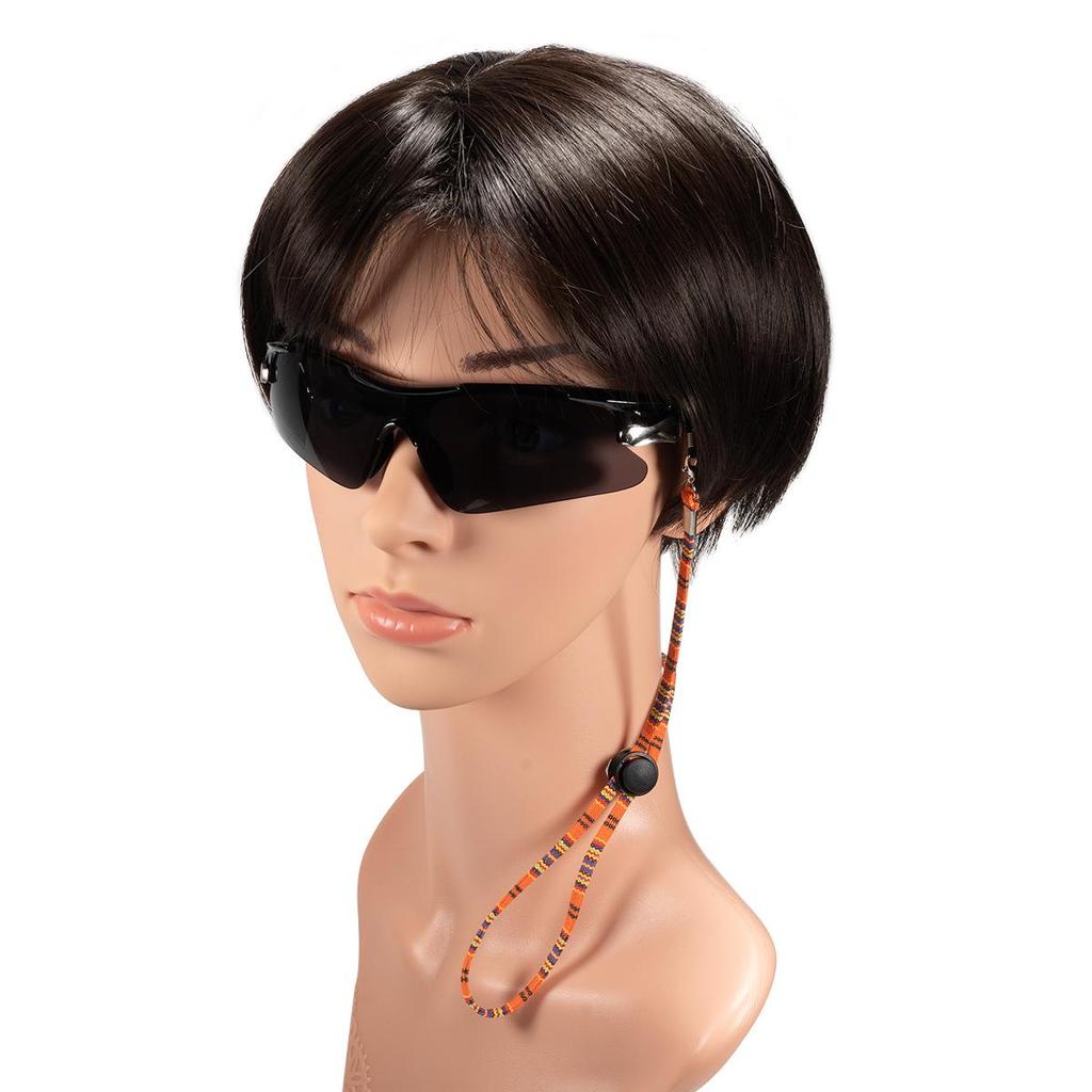 Ethnic Round Button Adjustable Anti-slip Eyeglass Retainer Strap