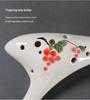 Hand-Painted 12-Hole Alto C Ocarina - Professional & Beginner Flute Instrument