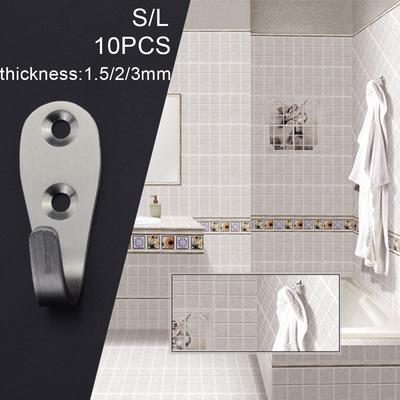 Creative Hook Home Useful Stainless Steel Wall Mounted Single Hook Heavy Duty