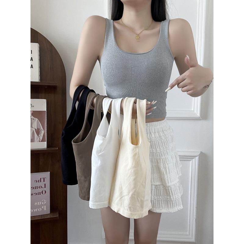 Seamless Padded Strap Tank Top