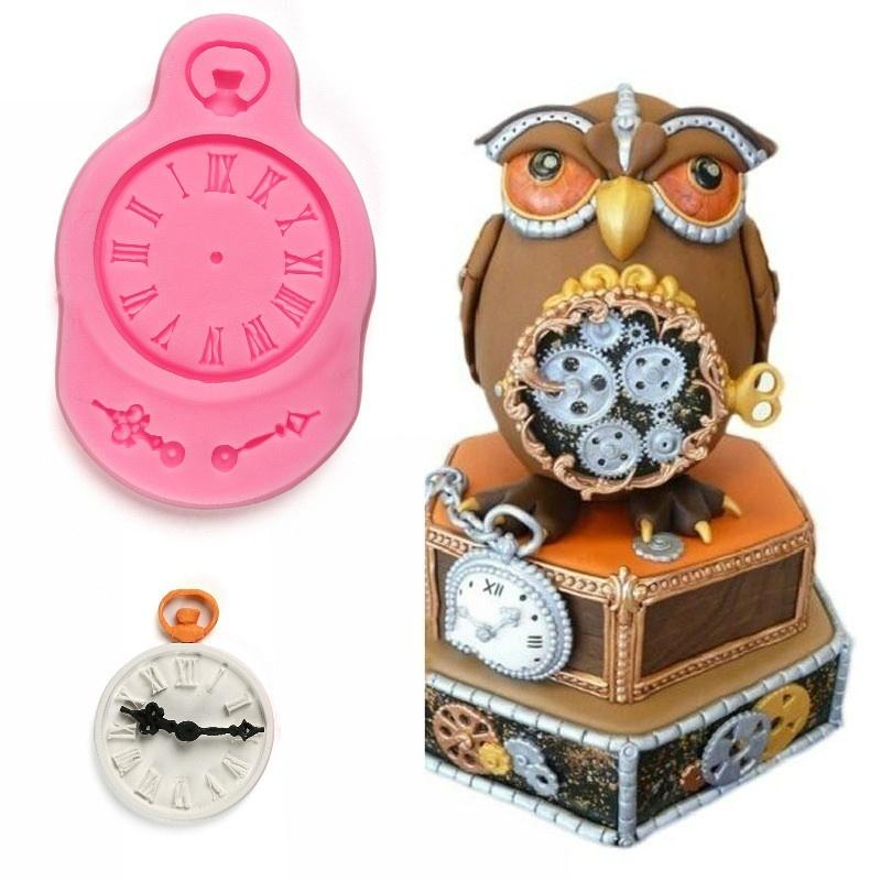 Silikonklocka av livsmedelskvalitet Silikonkakaform Silikonchokladform Fondantkaka Silikonformar för kakor