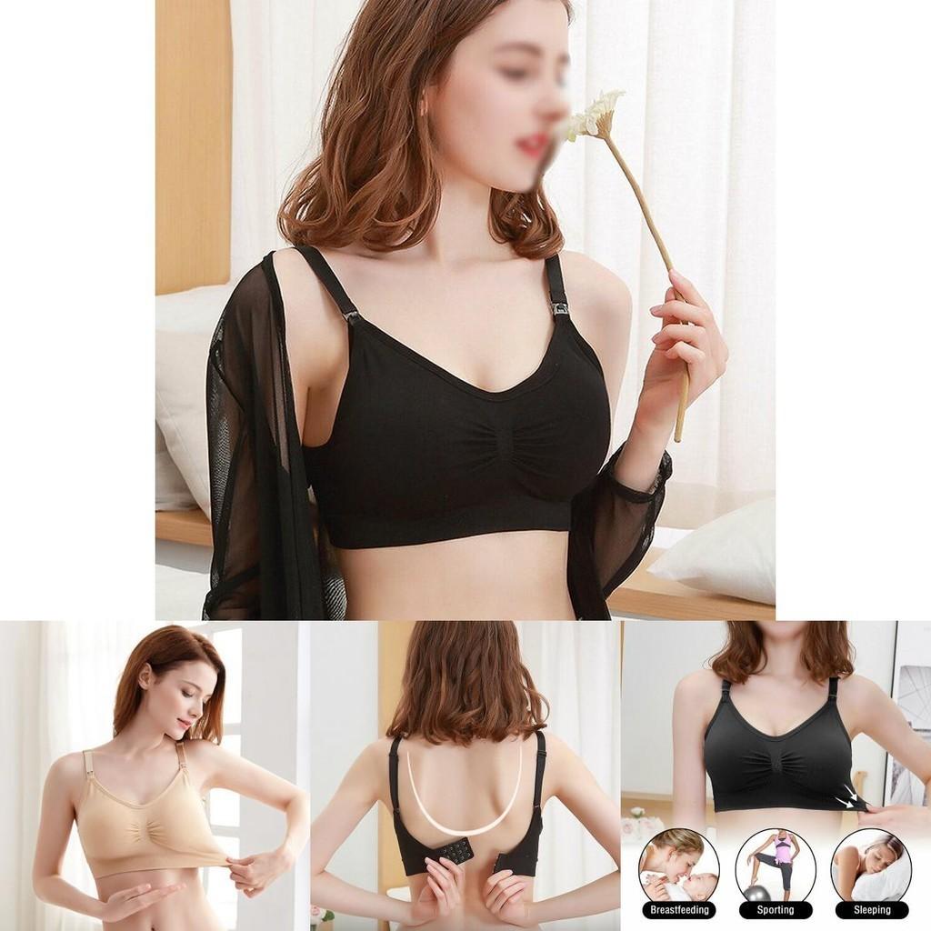 Nahtloser Still-BH für Schwangere, ultra-glatt und weich, ohne Bügel, Still-Dessous für Komfort