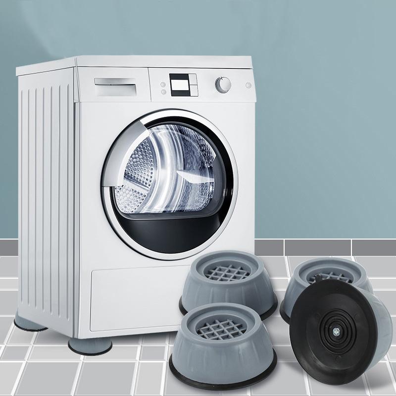 4Pcs Anti Vibration Feet Pads Rubber Legs Slipstop Silent Skid Raiser Mat for Washing Machine Support Dampers Stand Accessories