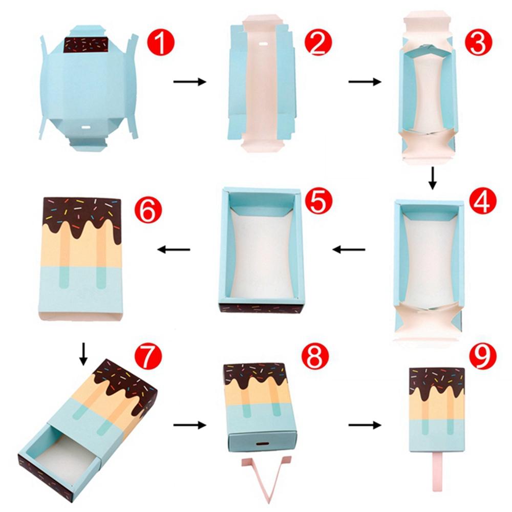 Treat Cartoon Birthday Biscuit Snack Baby Shower Party Supplies Wedding Favors Candy Box Gift Boxes