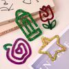 DIY Crystal Epoxy Resin Bookmark Silicone Mold Christmas Tree Paperclip Holder Mirror Glossy Stationery Crafts for Office Decor