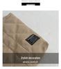 2024 Trendy Solid Color Large Quilted Shoulder Bag for Women - Simple Oxford Cloth Design