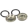 2pcs Motorcycle Upper Pump Master Cylinder Brake Pump Oil Window Mirror Sight Glass Rubber Gasket