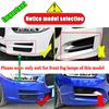 For Jaguar XE/XEL X760 2017 2018 2019 ABS Car Styling Accessories Front Fog Lamp Foglight Strips Trim Cover Decorative Sticker