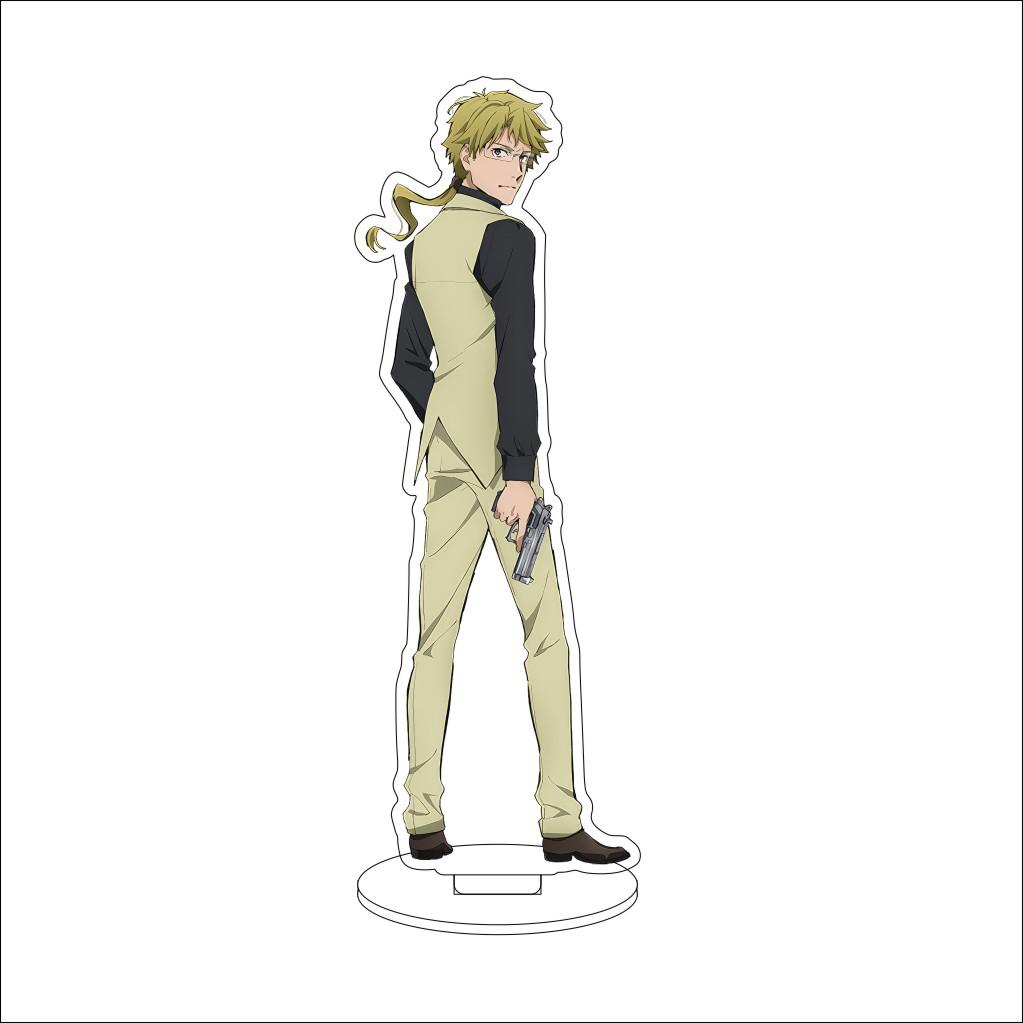 16CM Anime Cosplay Acrylic Stand Ornaments Edogawa Rampo Kunikida Doppo Dazai Osamu Figure Stand Halloween Christmas Gifts