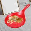 Restaurant Home Plates Food Serving Storage Tray with Handle Reusable Spoon Large