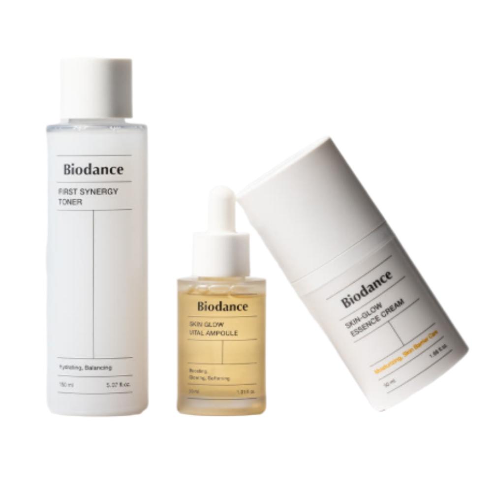 

Biodunce Skincare Signature Set — Toner, Ampoule & Essence Cream for Radiant, Hydrated Skin