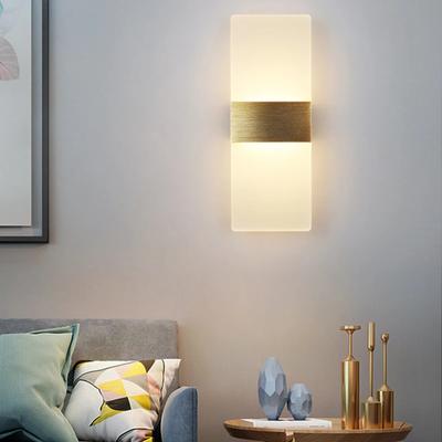 Yaratıcı Sadelik Duvar Lambası Dekorasyon Yatak Odası Başucu Gece Lambası LED Modern Oturma Odası Balkon Koridor Kapı İşaret Duvar Lambaları