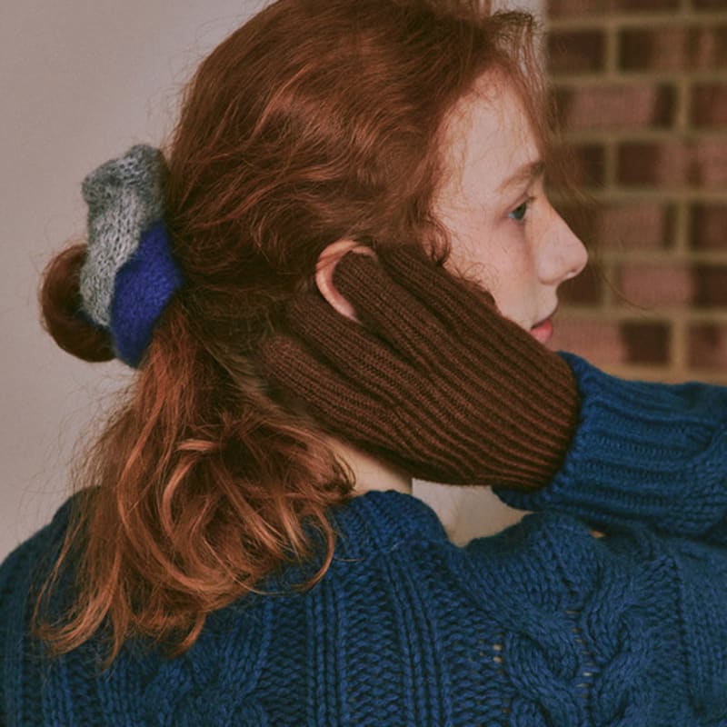 ODER Colormix Knit Scrunchie-4color