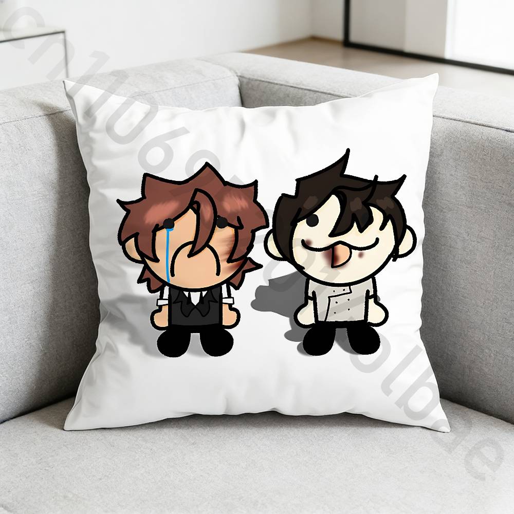 VVincent RRody DDead PPlateS Pillow Case Sofa Living Room Bedroom Headboard Backrest Cushion Square Cushion Nap Time