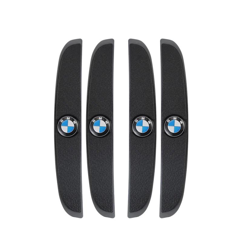 4 Stück Auto Tür Kollisionsschutz Schutz Aufkleber Für BMW X1 X2 X3 X5 X4 X6 X7 G30 G20 G32 G11 G12 F40 F30 F20 F10 F34 F07 F44 schwarz