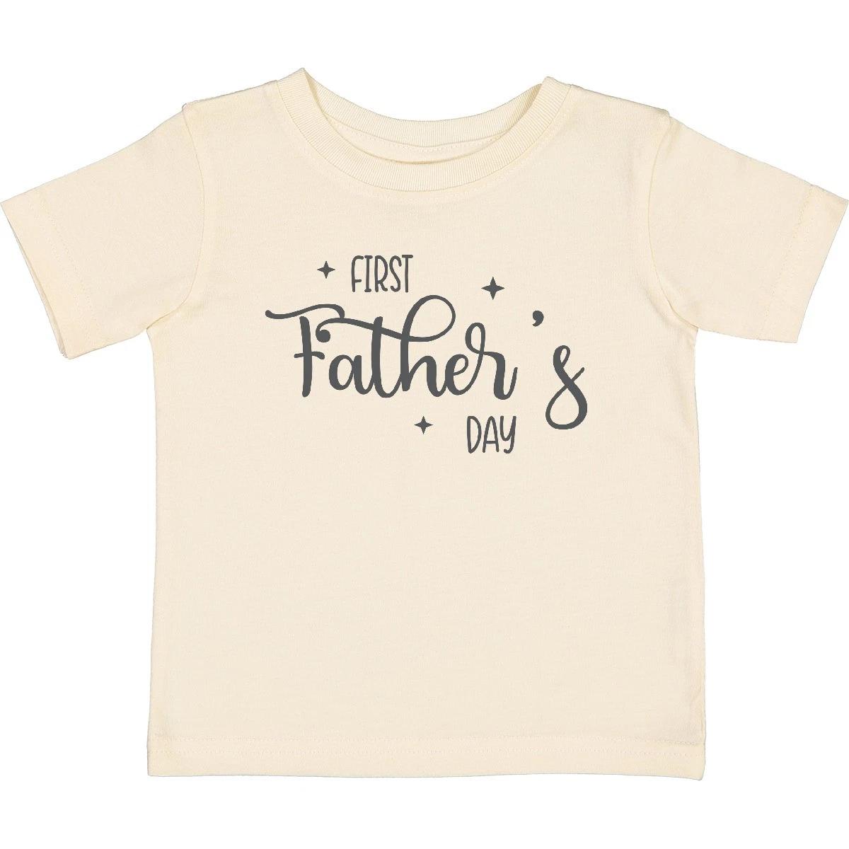 Inktastic First Father s Days Baby T-Shirt Day Dad Infant Tees Shower Clothing 160