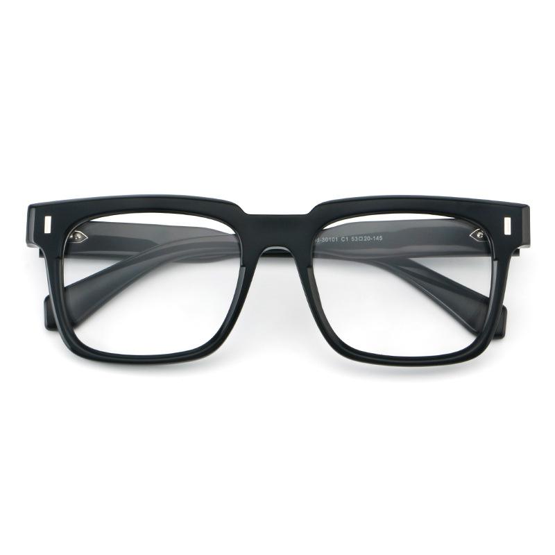 F·DRACON New Plate Glasses Frame Retro Square Men's Frame Fashionable Anti-blue Light Optical Prescription Frame Women's 30101