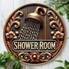 Metal Wall Art Poster, Themed Tin Sign for Bathroom, Universal Accent for Bar Interior