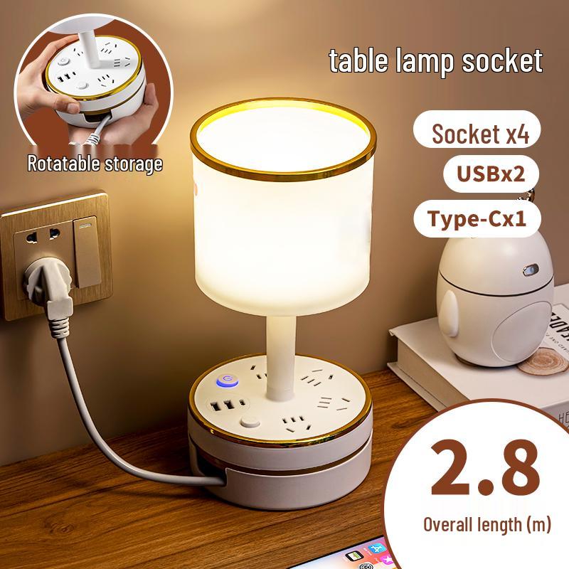 Compact Luxury Night Lamp for Bedroom - Modern Bedside Sleep and Breastfeeding Light