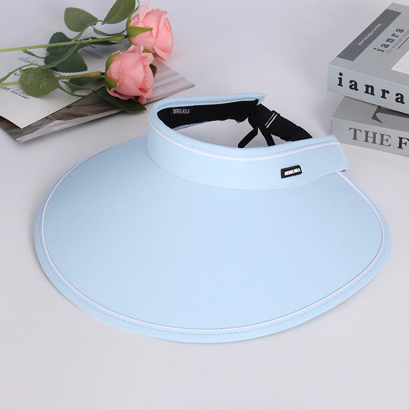 New Empty Top Hat Women's Sunscreen Hat Outdoor Sun Hat Women's Summer Empty Top Big Brim Big Brim Design