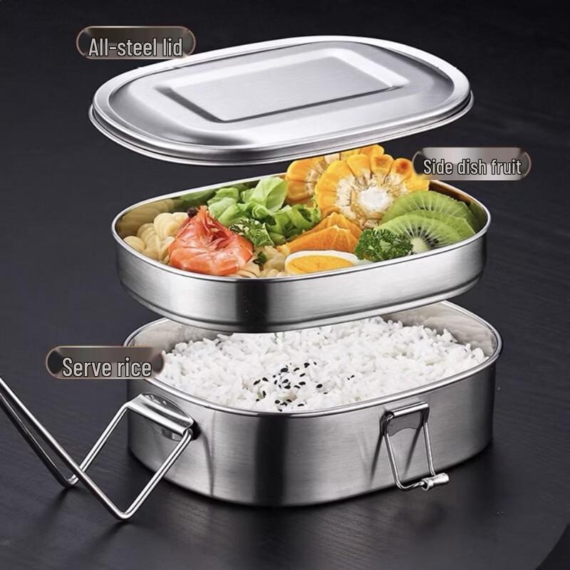 Selia Large 201 Stainless Steel Lunch Box