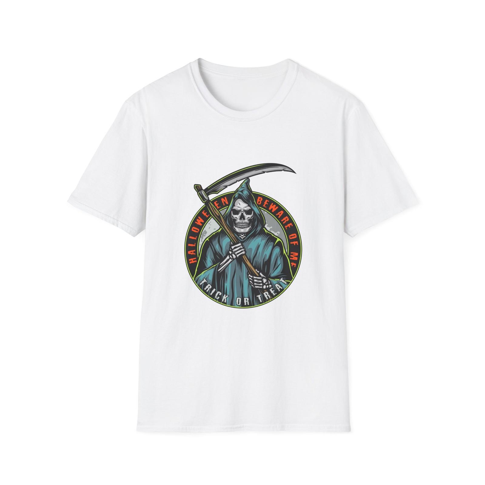 Grim Reaper Unisex T-Shirt, Unique Halloween Tee, Spooky Gift, Casual S