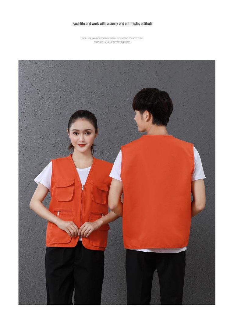 Individuelle Logo Mehrfach-Taschen Freiwilligenweste für Gemeinschafts- und Foto-Veranstaltungen