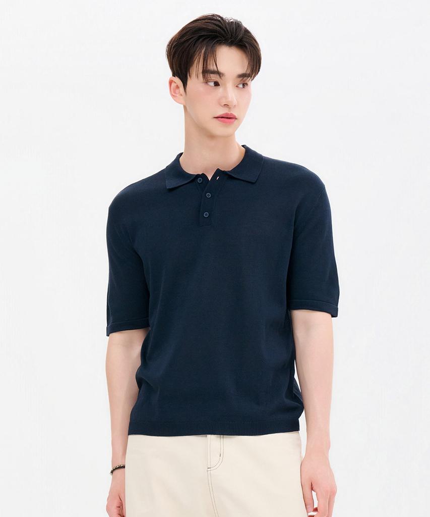 CHASECULT Men'S Cool Collared Short Sleeve Summer Knit-Fbrk5621D04