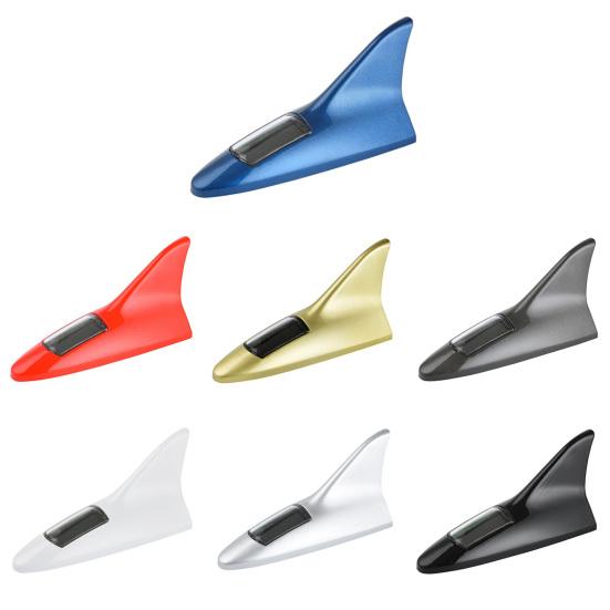 Anténní světlo Solární napájení Vysoký jas PC inženýrství Plastové výstražné LED světlo se žraločí ploutví pro auto