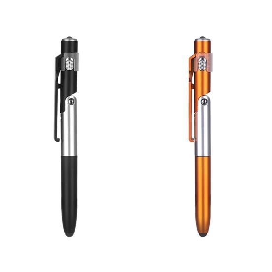 Багатофункціональна складна світлодіодна підставка для мобільного телефону 4 в 1, сенсорна кулькова ручка