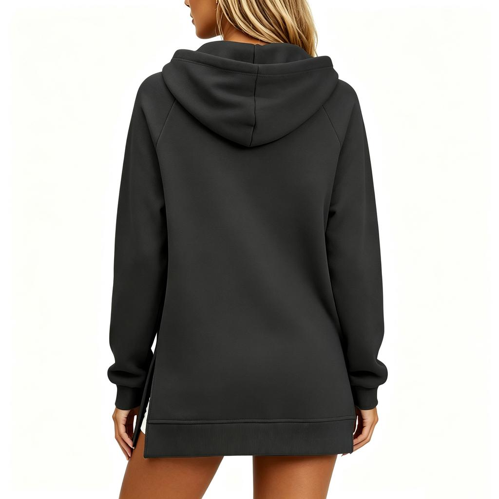 Women's Loose Fit Hoodie Sweatshirt with Pockets for Casual Everyday Wear