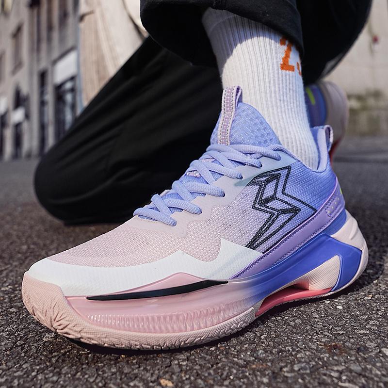 Fashion Professional Men's Basketball Sneakers High Quality Breathable Non-slip Basketball Shoes Men Fashoin Purple Women's Sports Shoes
