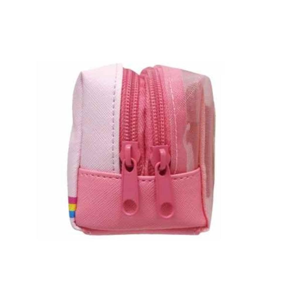 K Company Hello Kitty Mesh Box (Suntan Series) Pouch, Pink, KTHI-MB-PK