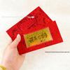Pure Gold Horse Year Banknote: Gold Foil Red Envelope Souvenir for New Year Celebration and Store Anniversary