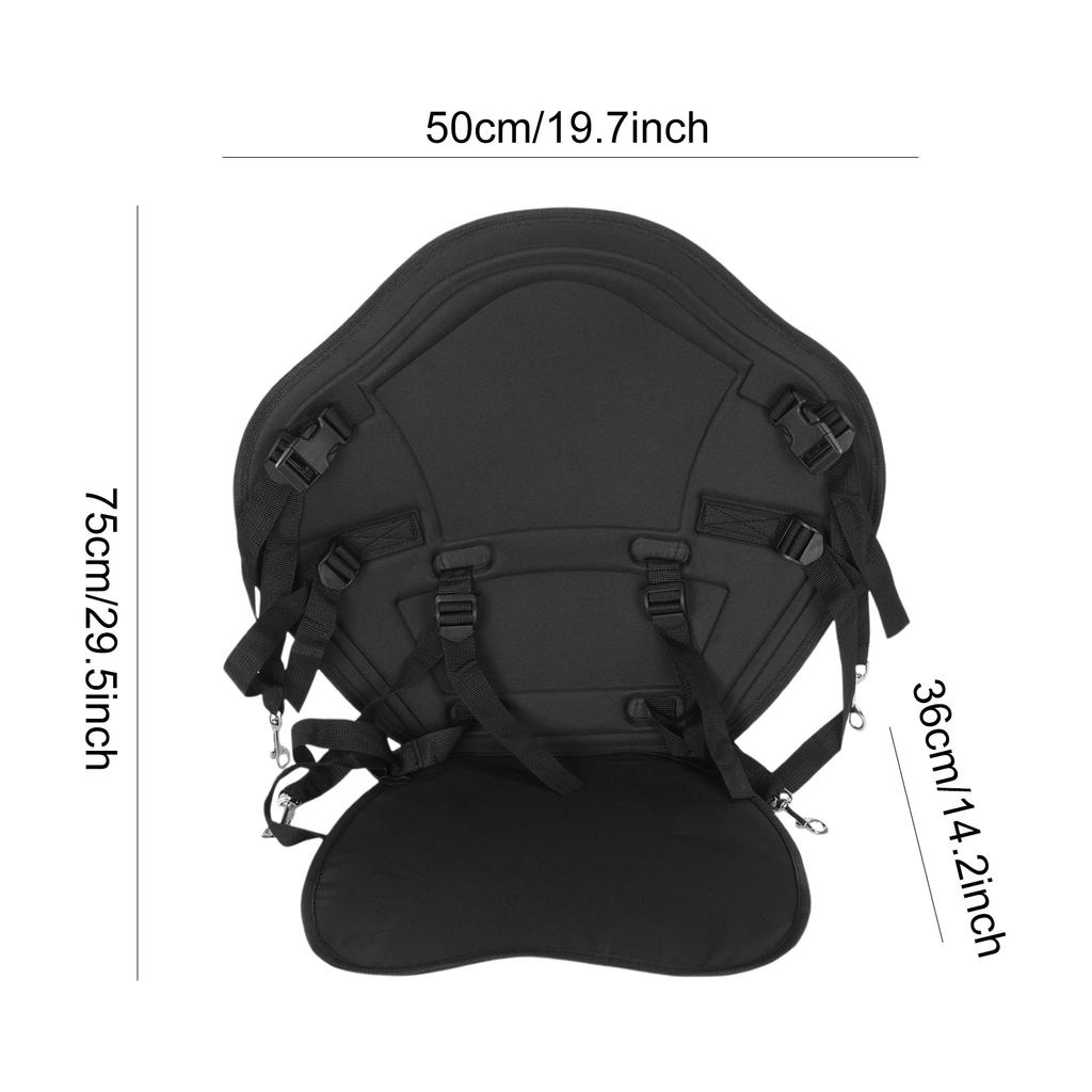 Canoe Inflatable Cushion Surfing Board Seat Adjustable Backrest SUP Inflatable Kayak Seat For Paddleboard Rowboats Fishing Boats