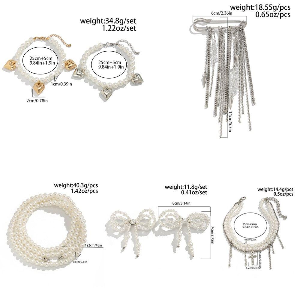 Detachable Cross Pendant Jeans Chain Heart Trousers Decoration  Unisex