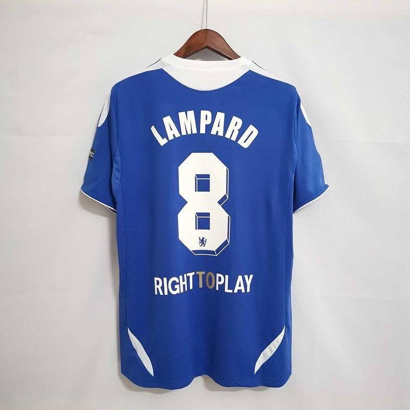 Maillot domicile bleu rétro Chelsea en gros N°. 9 Torres Non. 11 Drogba maillot de football classique pour adulte