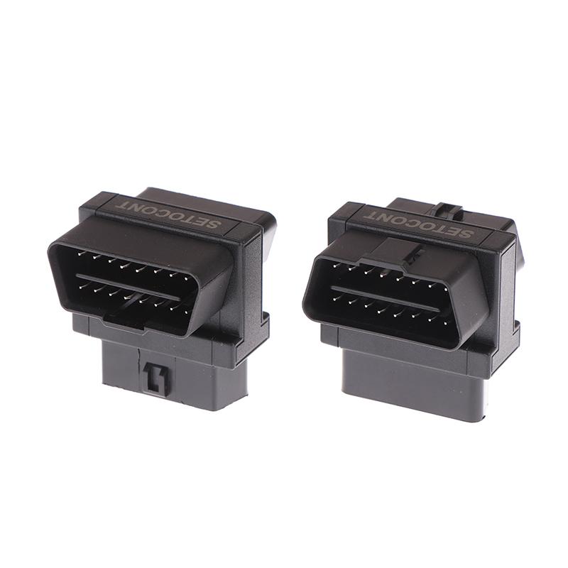 Obdii Cable Converter 16 Pin Male To 2 Female Obd2 Adapter For Diagnostic Extender