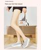 Women's Mesh Wedge Heel Slip-on Sneakers - Breathable, Thick Sole Casual Shoes