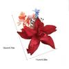 Vintage Fairy Flower Hair Stick Simulation Flower Bohemian Thai Hair Fork Hairpin Side Clip Bride Hair Accessories Photo