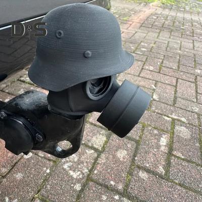 Funny Trailer Coupling Dust Protective Cap Universal Simple Installation Tow Hitch Covers Car Decoration Accessories