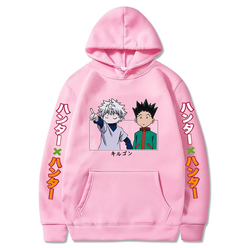 Japanese Animation Hunter X Hunter Killua Sweatshirt Men Womnen Autumn Winter Fashion Design Pullover Men's Fleece Hoodies