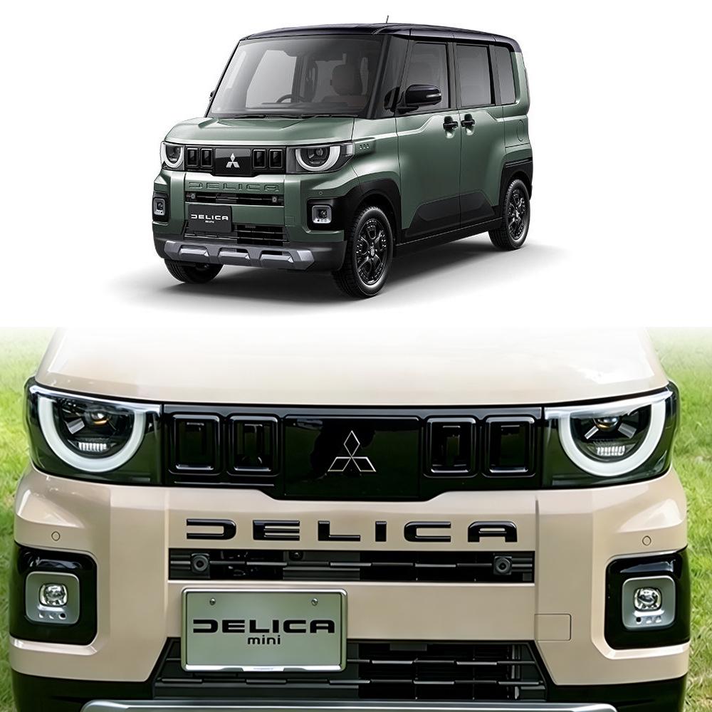 25-26 Mitsubishi Delica Mini Front Logo Letter Sticker Accessory