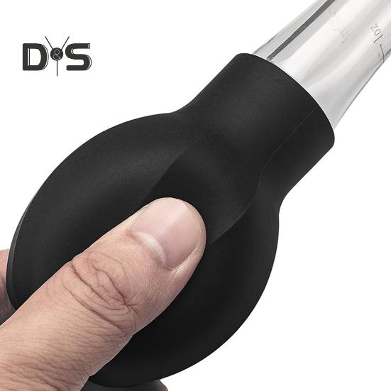 1 Set with Cleaning Brush Turkey Baster Tube Pump Food Grade Practical Cooking Chicken Turkey Poultry Baster Syringe