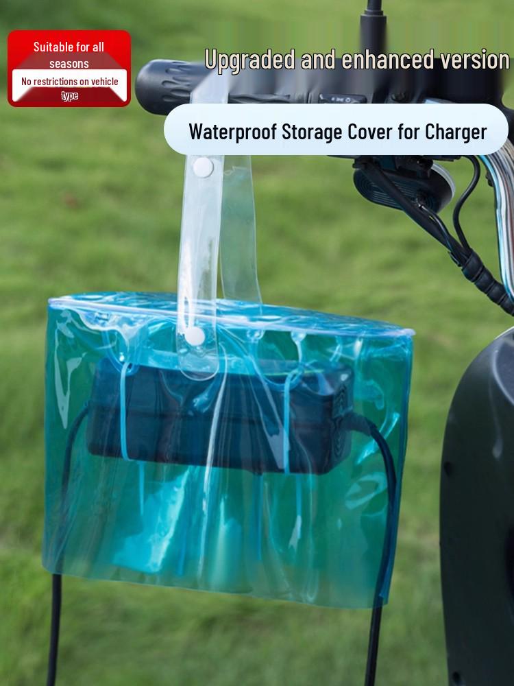 Foldable Weatherproof EV Charger Cover with Storage Bag for Outdoor Use