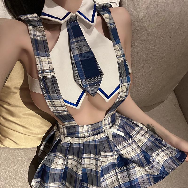 Sexy Lingerie Student Uniform JK Short Skirt Sweet Pure Desire Cute New Uniform Suit