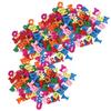 300pcs Mixed Colors Wooden Alphabet Assorted Colored Wooden Craft Letters  Wedding Decor